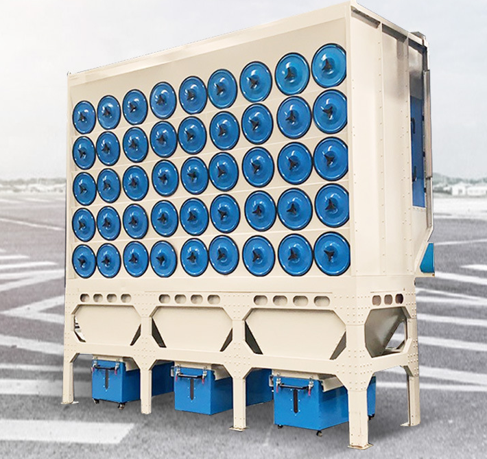 燃煤發(fā)電廠16萬風(fēng)量濾筒除塵器